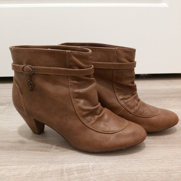 Leather Ankle Boots - Picture 1 of 3